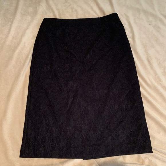 Scapa Lauren Perre Black Lace Pencil Skirt - Picture 2 of 5
